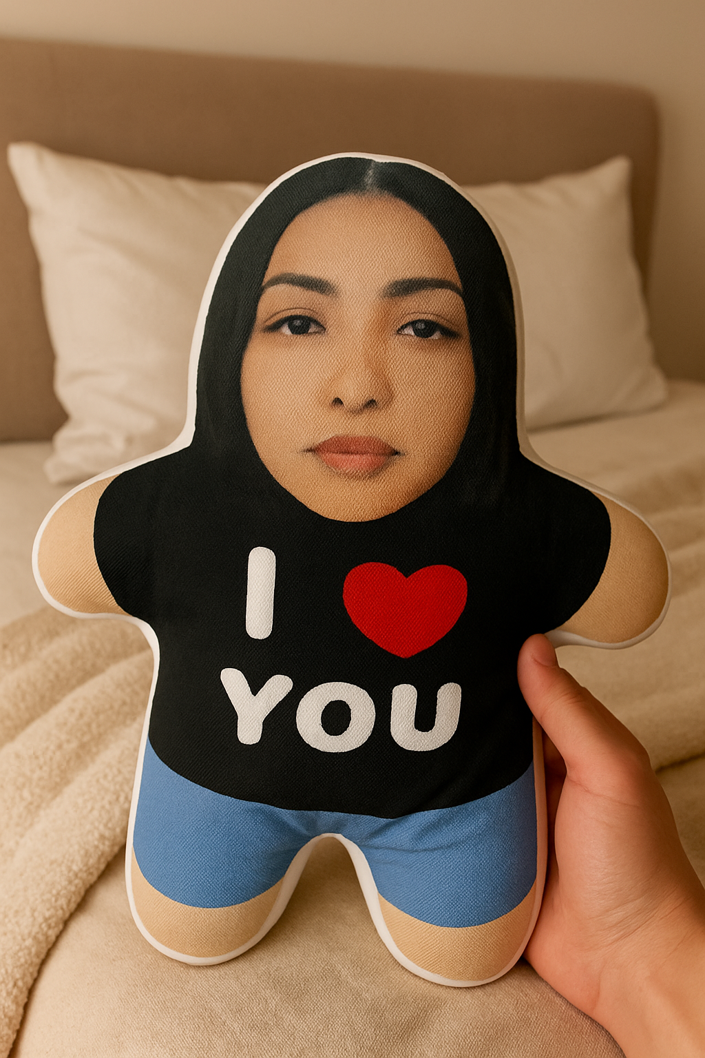 Feelora™ - I ❤️ You custom Face Plush