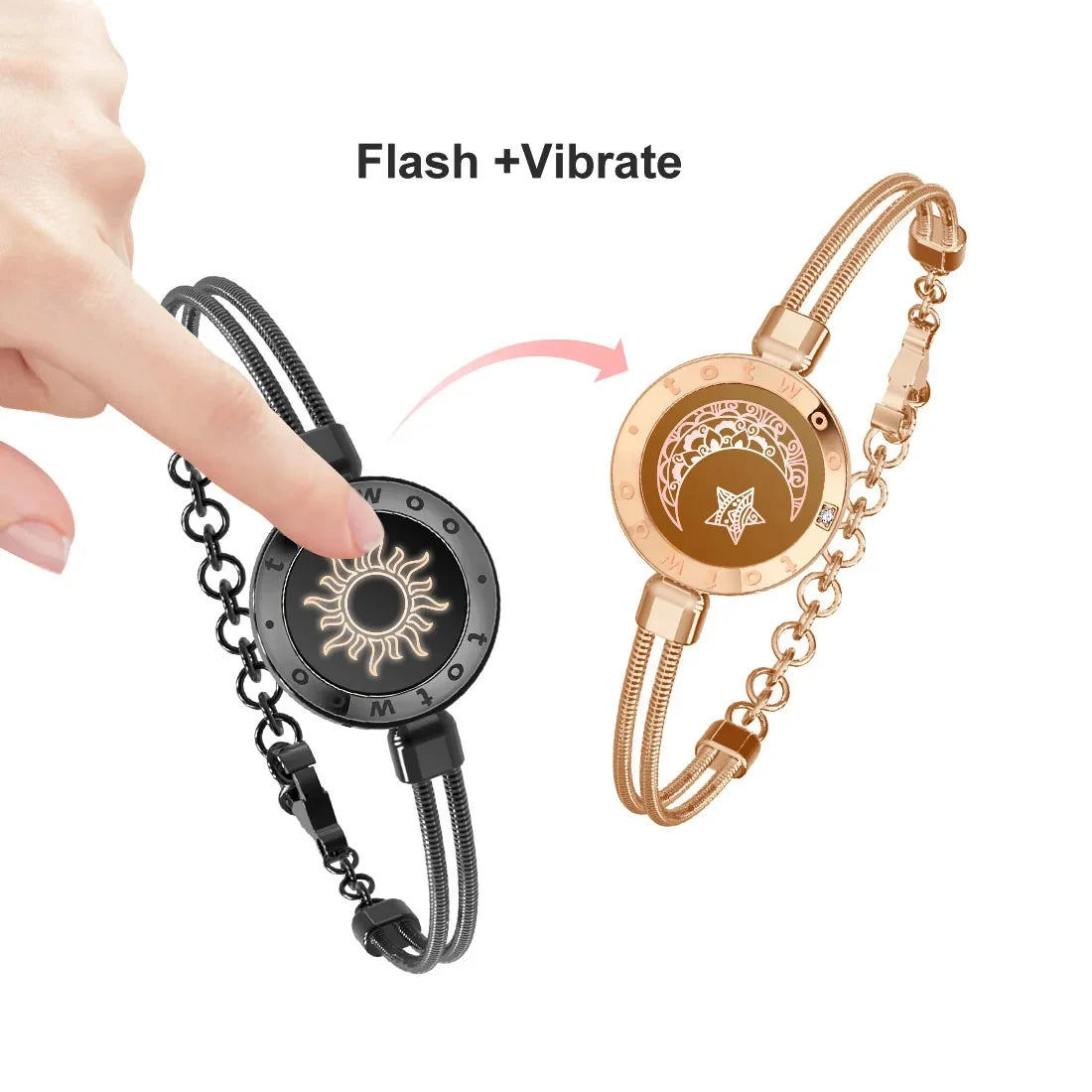 FEELORA™ - Long Distance Touch Bracelets for Couples