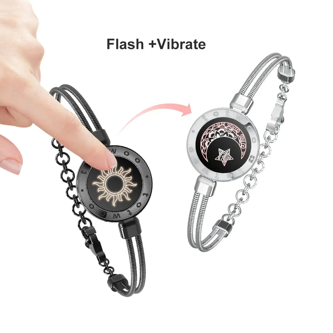FEELORA™ - Long Distance Touch Bracelets for Couples